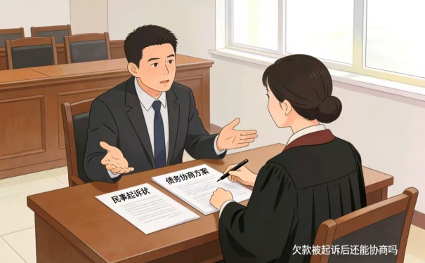 欠款被起诉后还能协商吗